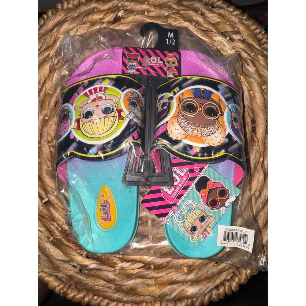 LOL SANDALS SIZE 1/2 big girl